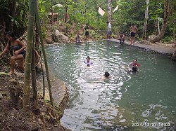 Monlaque Ibajay Aklan features their newly discovered Nablian Cold Spring  where you can enjoy the beauty of the nature. The destination is also home to lust forest, waterfall and cold spring for those who is  seeking adventure and exploration. Additionally, it is a great place to relax, unwind and hangout with your friends and family. To reach the destination,take a 20-30 minutes ride, followed by 5 minute walk through plaza and cross the picturesque river before arriving at the destination,and you have your log-in. They offer some cozy cottages made from bamboo  are available for rent at 200 pesos and the entrance fee is 10 pesos only. They have bathrooms facilities provided for changing.